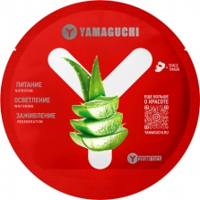 Маска для лица с алоэ Yamaguchi Aloe Mask